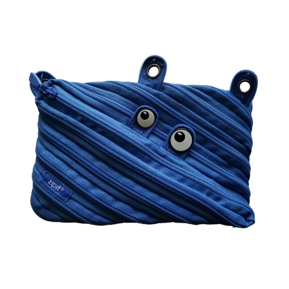 Zip It Grillz Pencil Case Blue - Picture 2 of 5